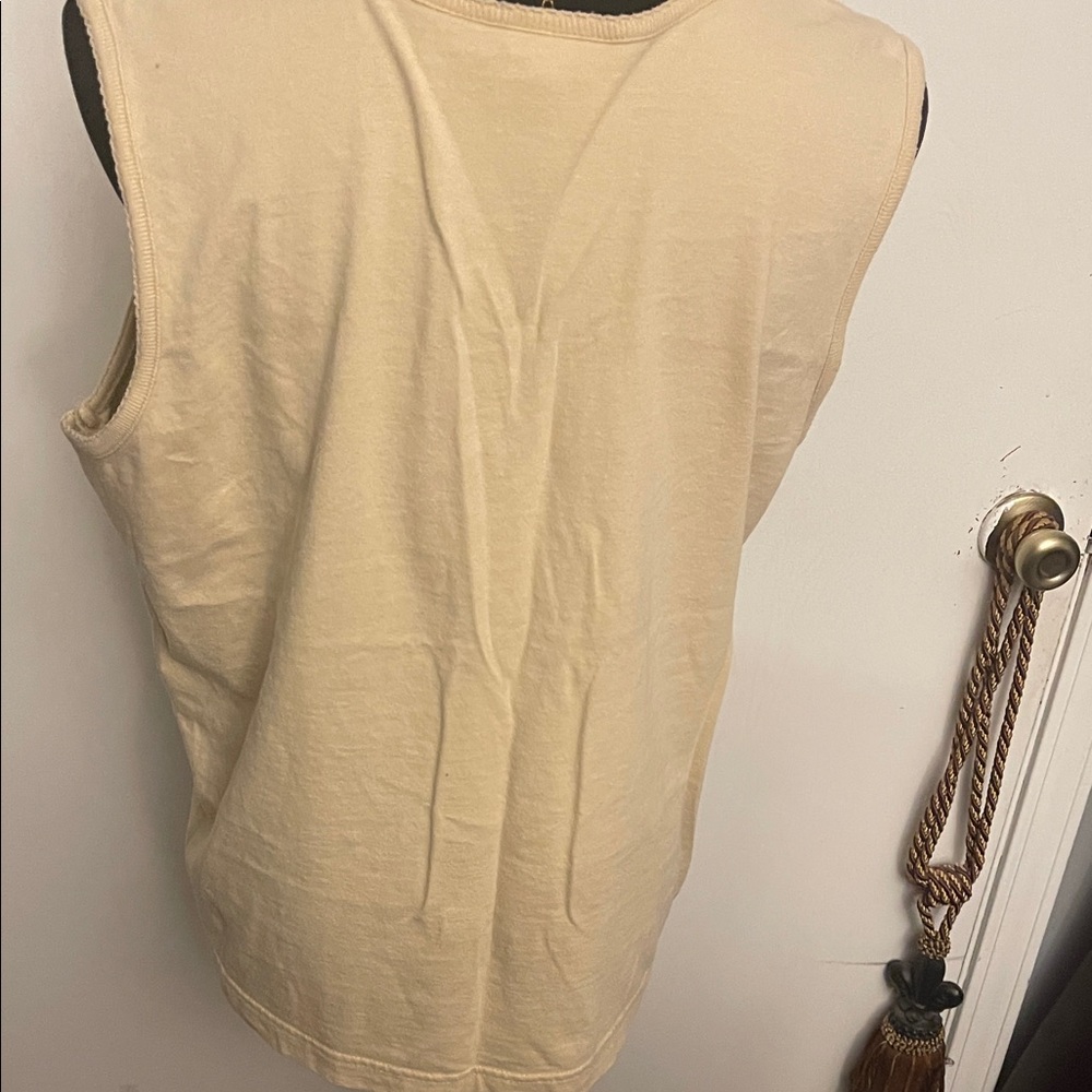 Sleeveless Beige Top - Picture 4 of 4